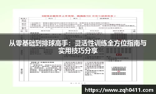 从零基础到排球高手：灵活性训练全方位指南与实用技巧分享